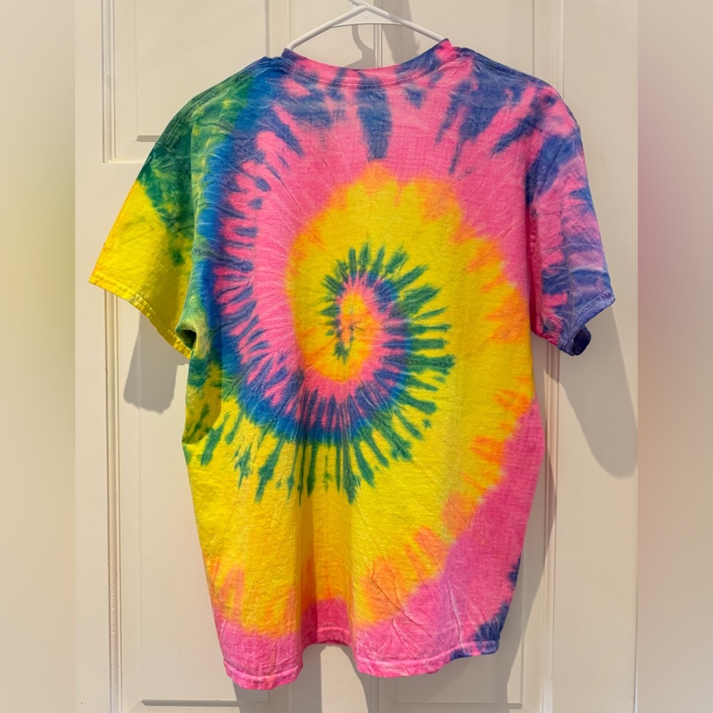 Lake George New York Classic Established Tie-Dyed Spiral T-Shirt - Unisex Size M - Picture 4 of 7